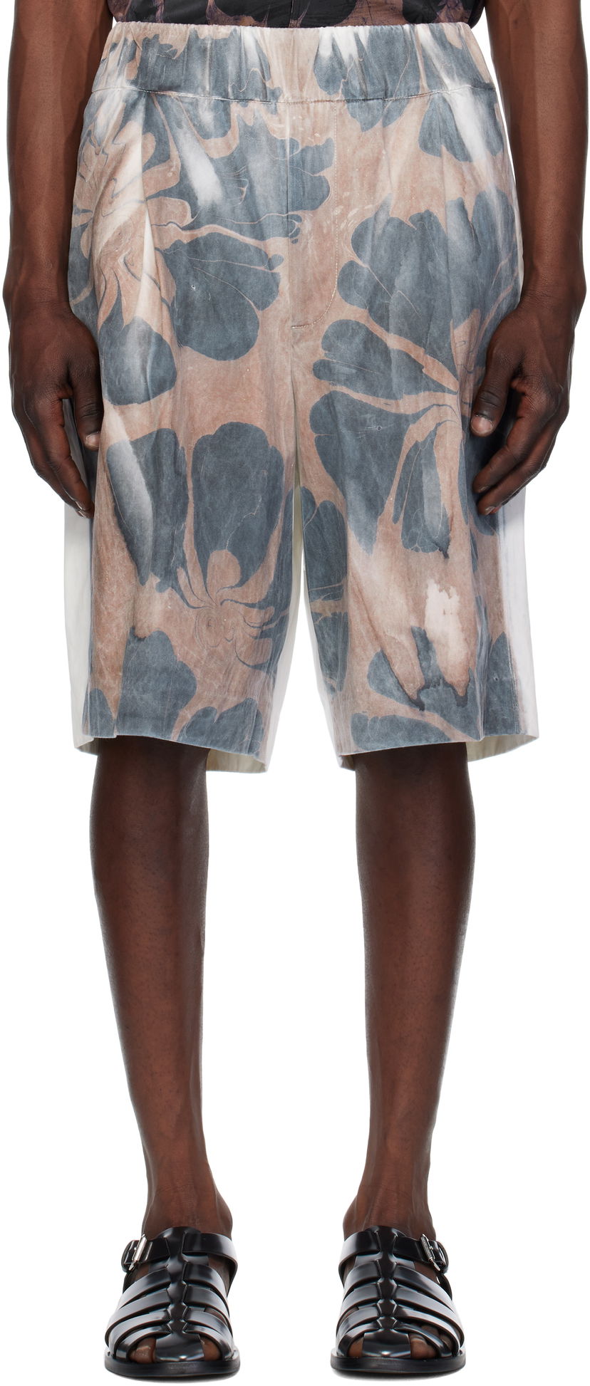 Kratke hlače Dries Van Noten Dries Van Noten Printed Shorts Večbarvna | 251-020966-1522