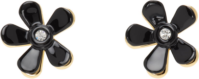Uhani Marni Marni Flower Pop Earrings Črna | ORMV0360A0 M2000
