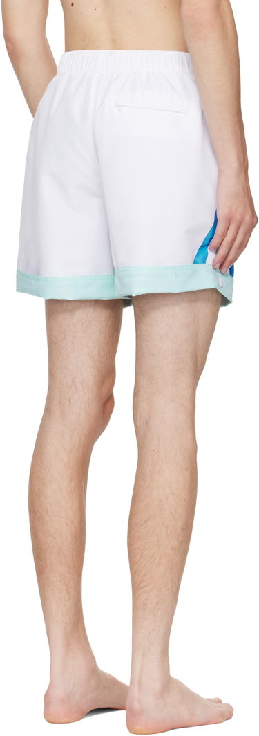 Kopalke Casablanca Casablanca Logo Swim Shorts Bela | MPF25-SWM-065-01, 2