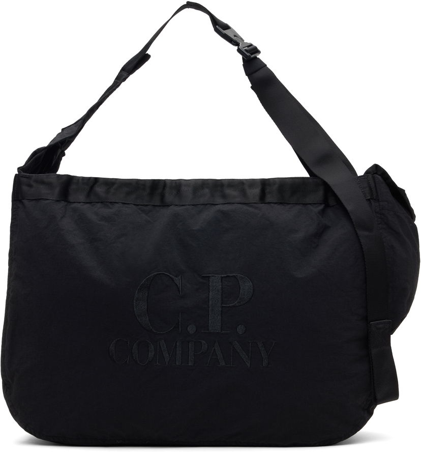 Tote bag C.P. Company Plain Paper Touch Tote Črna | 17CMAC208A-110188G