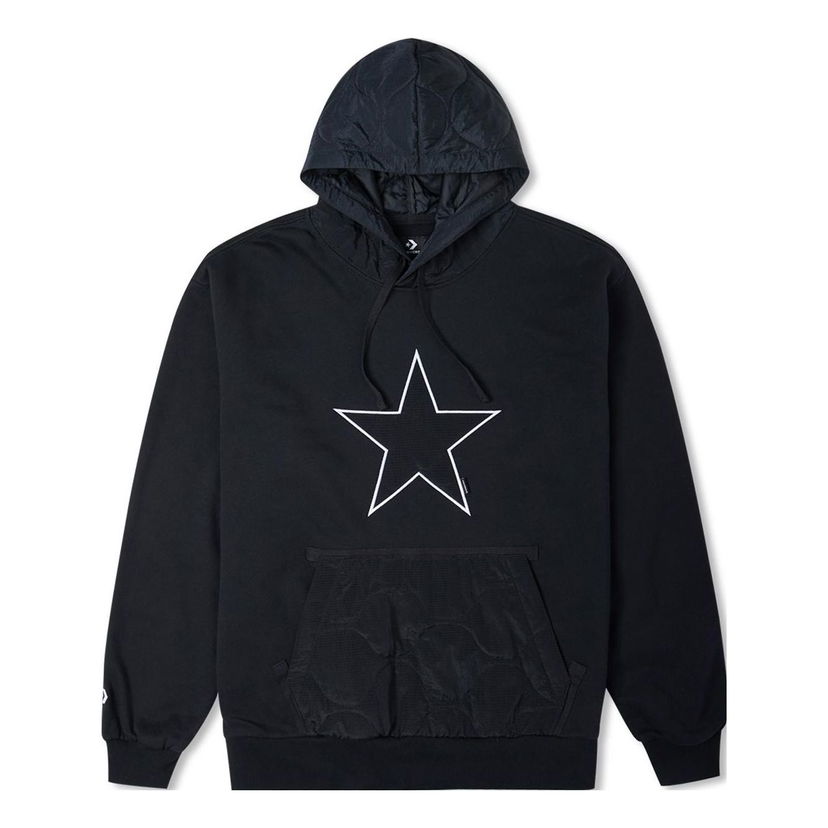 Pulover Converse Cozy Utility Hoodie Črna | 10025051-A01