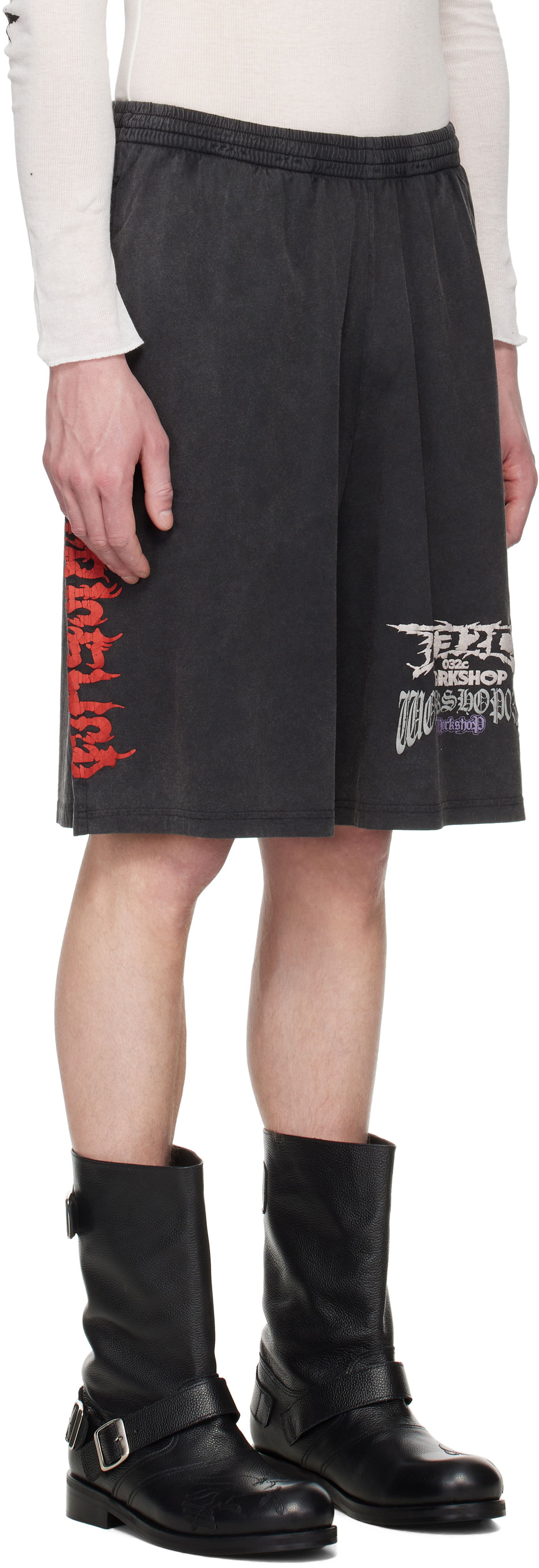 Kratke hlače 032C 032c Telepresence Comfort Shorts Črna | S25-MRC-1141-050, 1