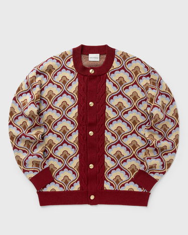 Pleteni pulover Drôle de Monsieur Drole de Monsieur Le Tapisserie Cardigan Rdeča | G-CA134-WO021-RD, 0