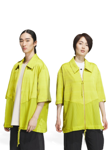 Srajce adidas Originals x SFTM Zip Shirt Rumena | IK8595