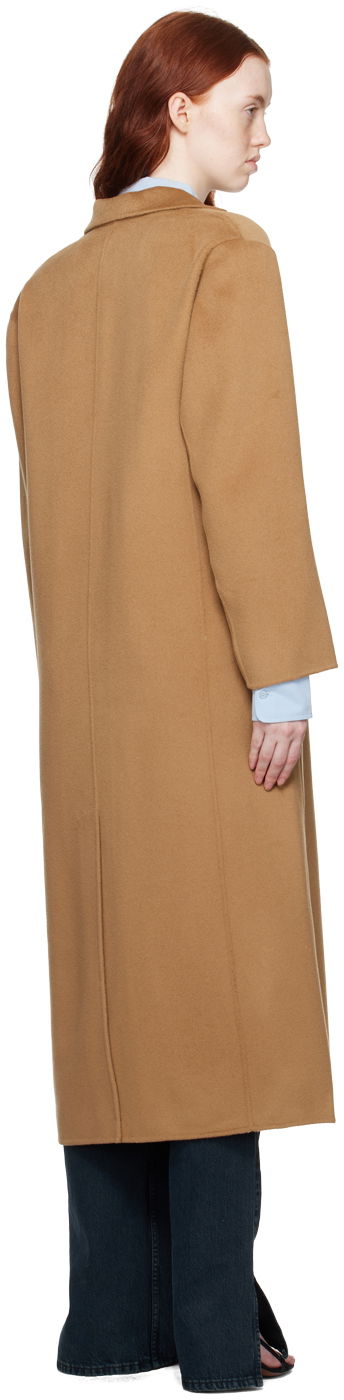 Plašči Anine Bing Quinn Long Wool Coat Bež | A-01-4163-200, 2
