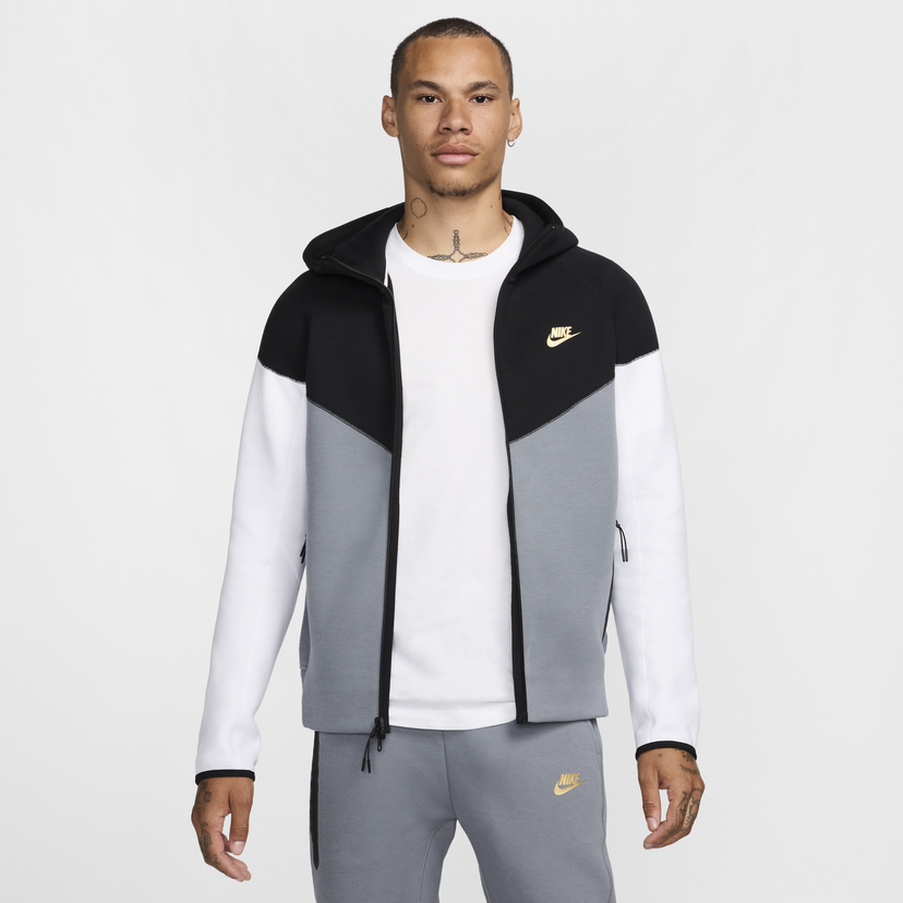 Pulover Nike Sportswear Tech Fleece Windrunner Siva | FZ4709-011