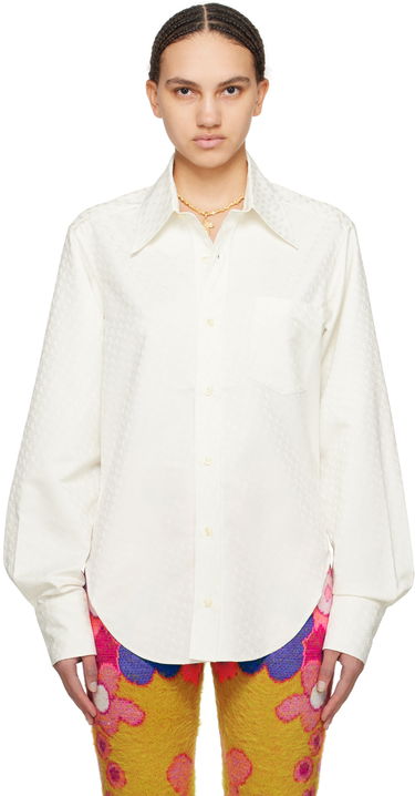 Srajce ERL White Button-Up Shirt Bela | ERL08B002, 0