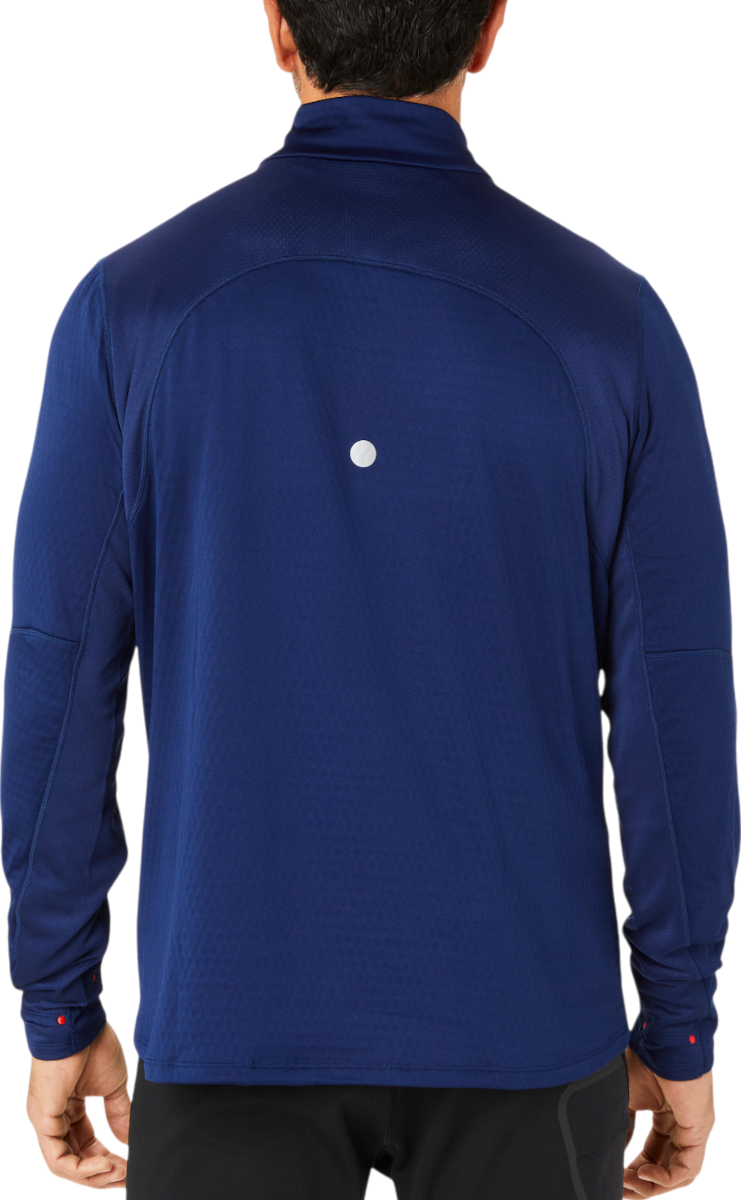 Pleteni pulover Asics Road Winter 1/2 Zip Mid Layer Top Modra | 2011d108-400, 1