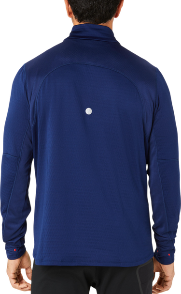 Pleteni pulover Asics Road Winter 1/2 Zip Mid Layer Top Modra | 2011d108-400, 1