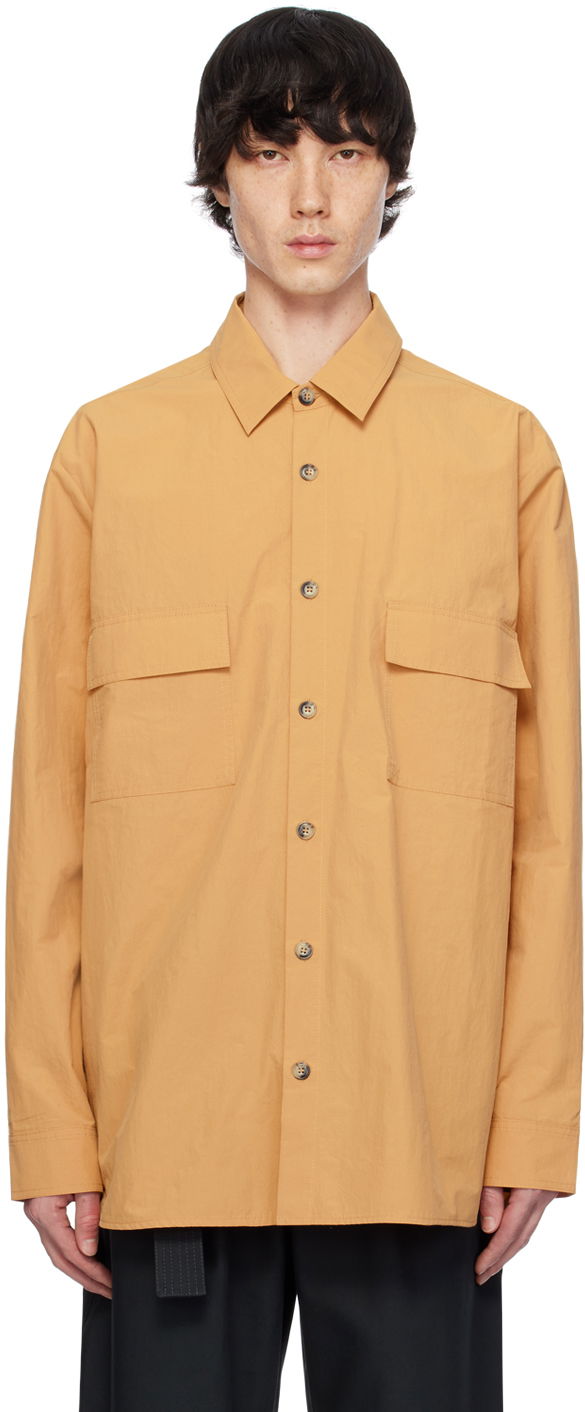Srajce Nanushka Jari Shirt Oranžna | NM24RSSH00774