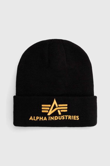 Beanie Alpha Industries 3D Beanie Črna | 168910.583, 0