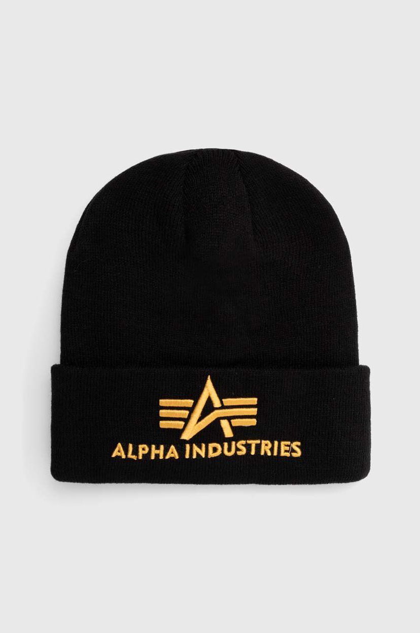 Beanie Alpha Industries 3D Beanie Črna | 168910.583