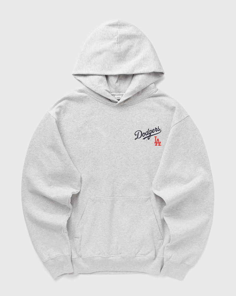 Pulover Sporty & Rich Dodgers Serif Fleece Hoodie Siva | ST070627666GY03