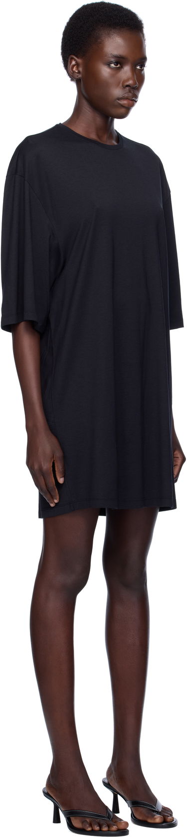 Obleke TOTEME TOTEME Relaxed Tee Minidress Rumena | 253-WRT0594-FB0419, 4