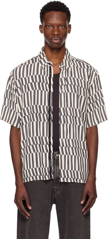 Srajce rag & bone Rag & Bone Dalton Printed Short Sleeve Shirt Večbarvna | MBW25PA026LVML, 0
