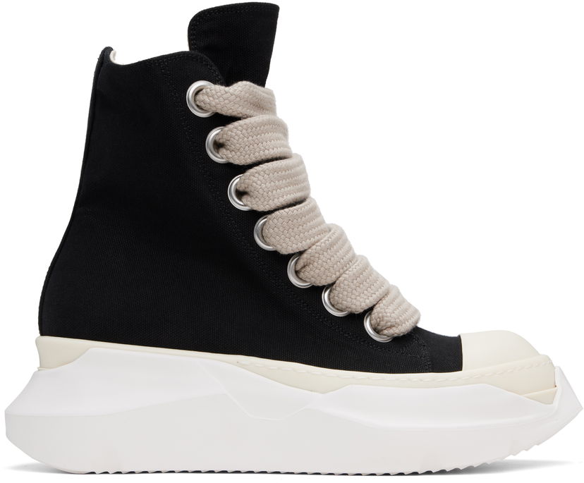 Superge in čevlji Rick Owens Rick Owens DRKSHDW Hollywood Jumbo Laces Abstract Črna | DU01E3844 CVSW2