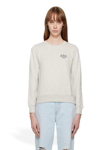 Pulover A.P.C. Gray Skye Bela | COEZD-F27700