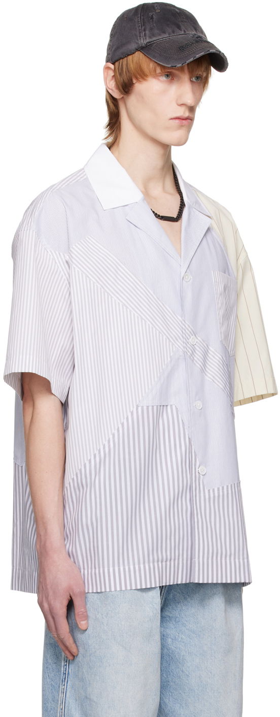 Srajce Feng Chen Wang Feng Chen Wang Multi Stripe Short Sleeve Shirt Večbarvna | FMS15SR15, 1