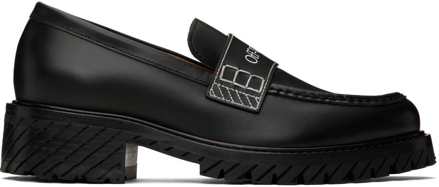 Superge in čevlji Off-White Combat Loafers Črna | OWIG004C99LEA0011001, 0