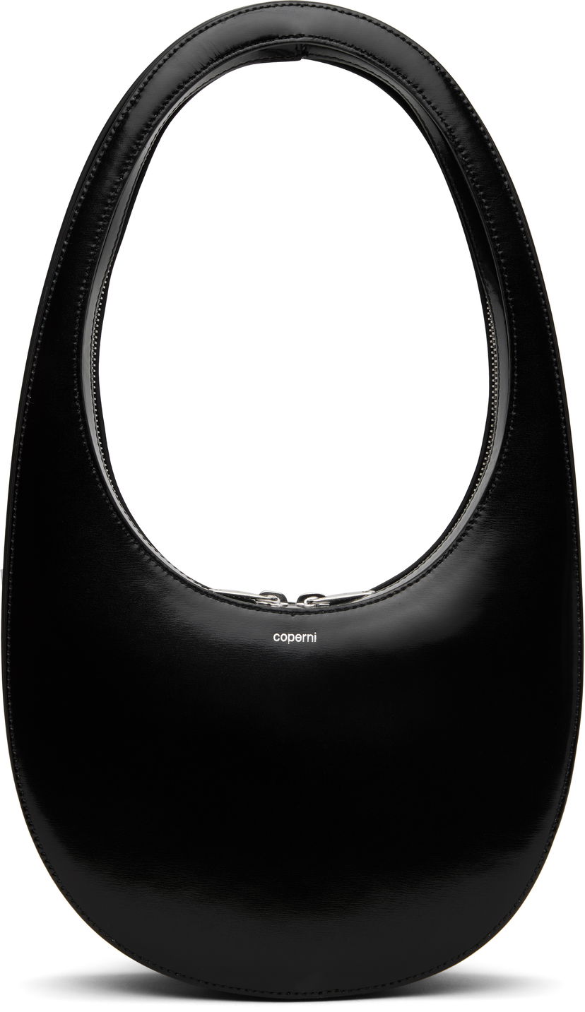 Torbica Coperni Swipe Gloss Shoulder Bag Črna | COPBA01493