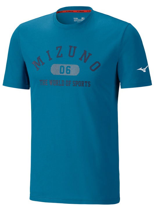 Majica Mizuno T-Shirt Heritage 1906 Modra | k2ga8501-12