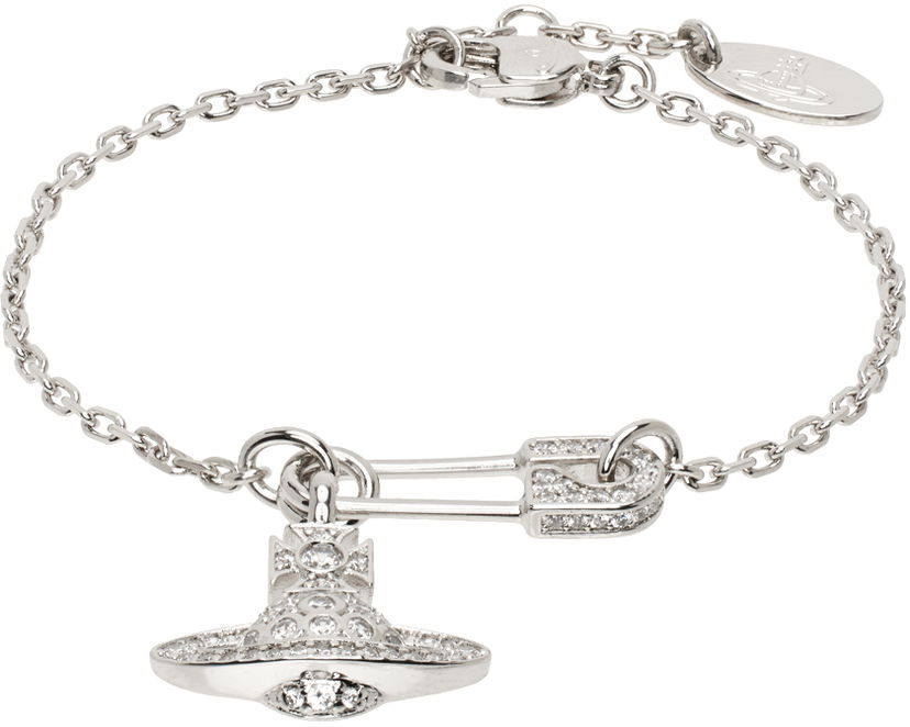 Zapestnica Vivienne Westwood Lucrece Bracelet Siva | 61020153-02P102-IM