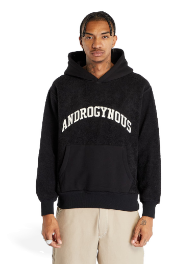 Pulover Pleasures Androgynous Hoodie Black Črna | P23F034 BLACK