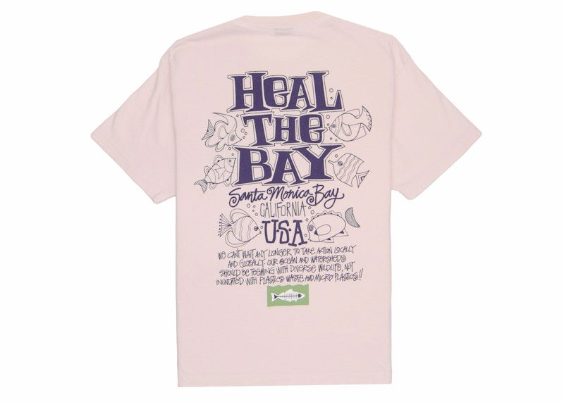 Majica Stüssy Heal The Bay T-Shirt Roza | 1924911_BLAC