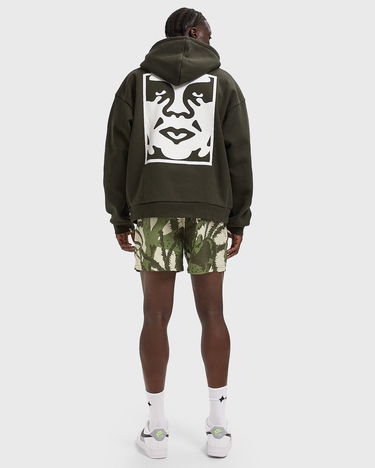 Pulover OBEY Obey Bold Icon Extra Heavy Hoodie Zelena | 112470244-RSI, 2