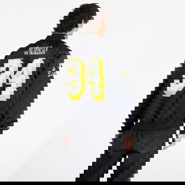 Bomber jakna Mitchell & Ness NBA Maxxed Out Lakers Shaquille O'Neal 34 Satin Jacket Črna | JK11279-LALBLCK, 3