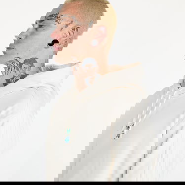 Pulover adidas Originals Rolling Links Hoodie Core White Bela | IT0136, 1