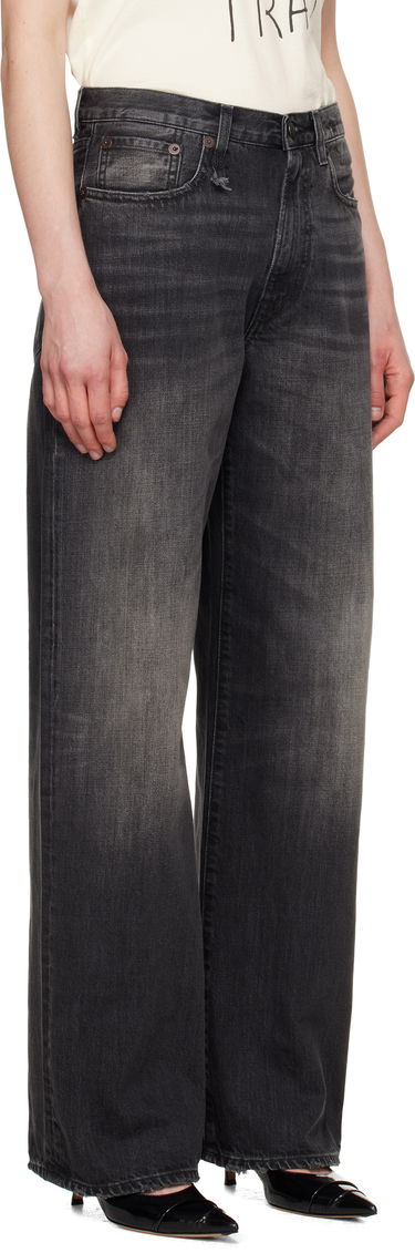 Kavbojke R13 R13 D'Arcy Loose Jeans Črna | R13WD038-D284A, 1