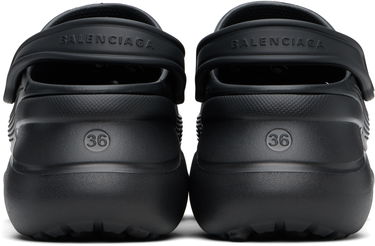 Oblačila Balenciaga Balenciaga Crocs Edition Jibbitz Mules Črna | 720762 W0FOW, 1