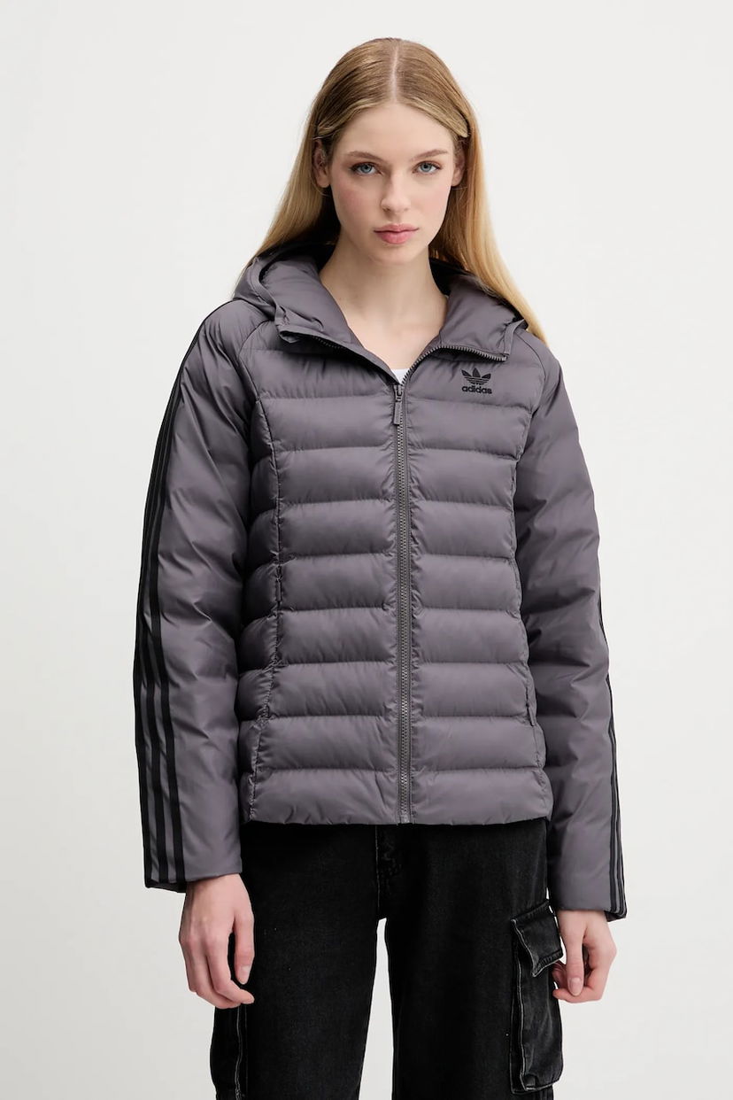 Puhovka adidas Originals adidas Originals Slim Jacket Siva | JX2938