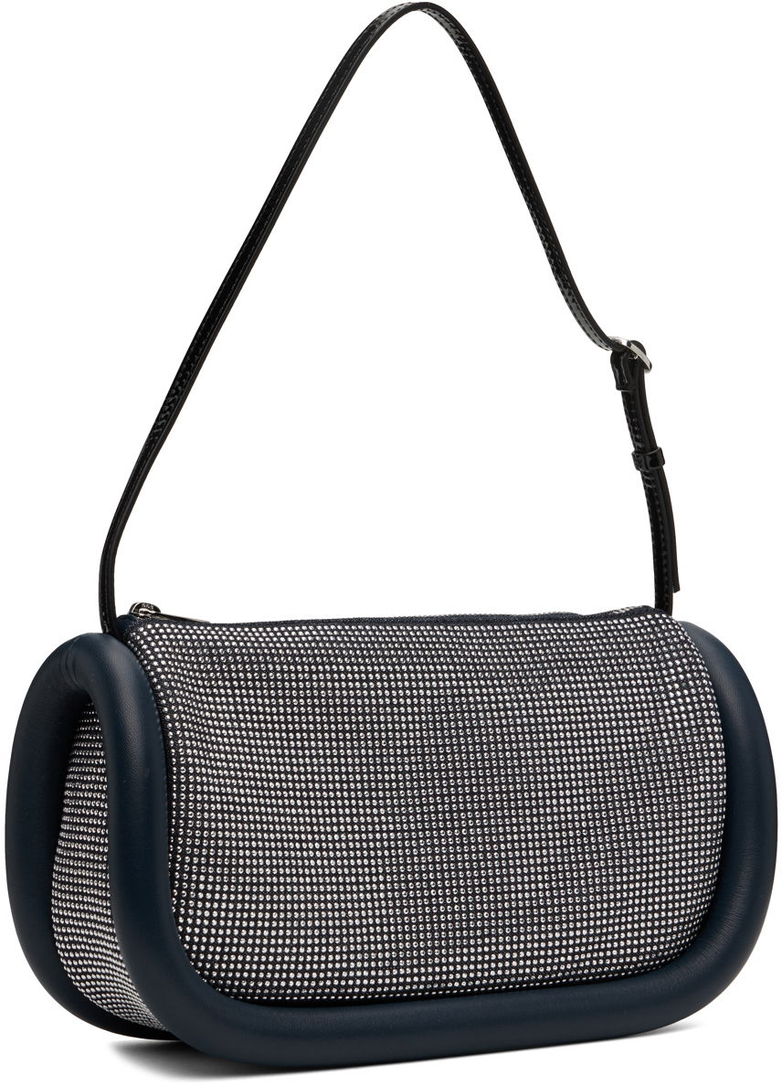 Torba za čez ramo JW Anderson JW Anderson Bumper 15 Crystal-Embellished Shoulder Bag Mornarica | HB0524-FA0274, 1