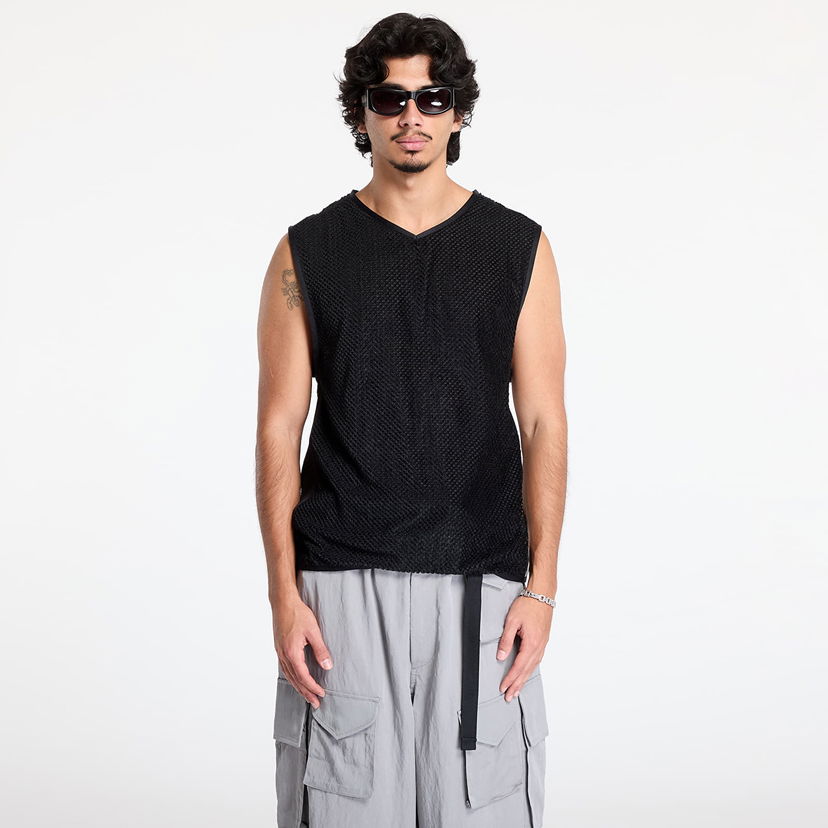 Telovnik Y-3 Waffle Warpknit Vest Črna | IW7501