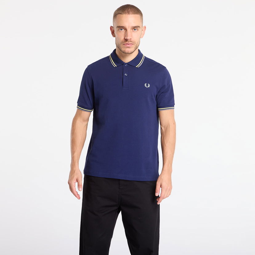 Polo majica Fred Perry Twin Tipped Polo Shirt Mornarica | M3600 48A