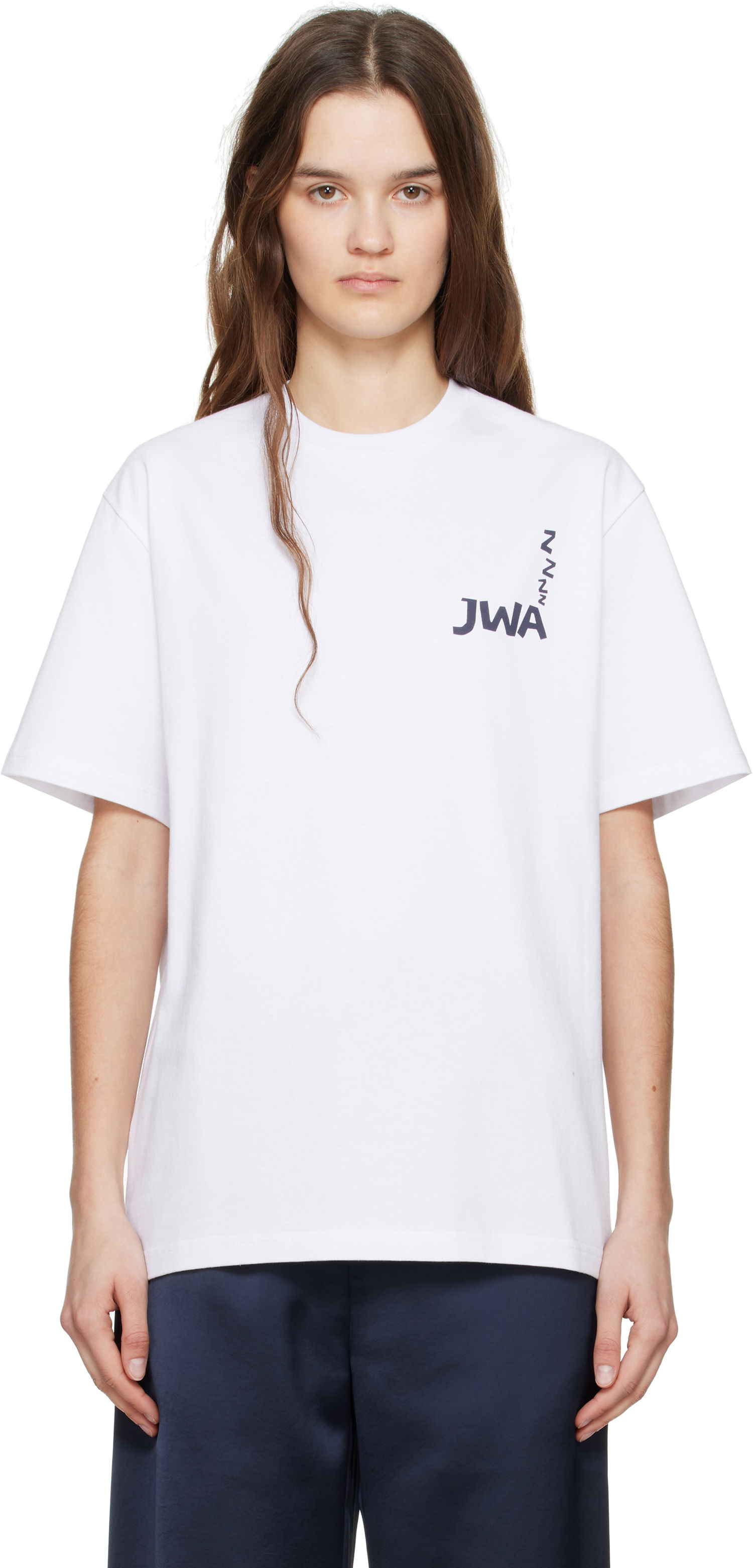 Majica JW Anderson JW Anderson JWA Print T-Shirt Bela | JT0285-PG1510, 0