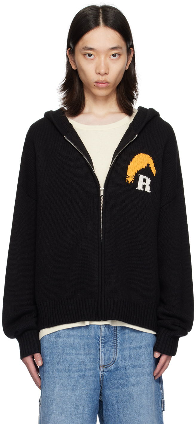 Pulover Rhude Hoodie With Logo Črna | RHPF24HO01867, 0