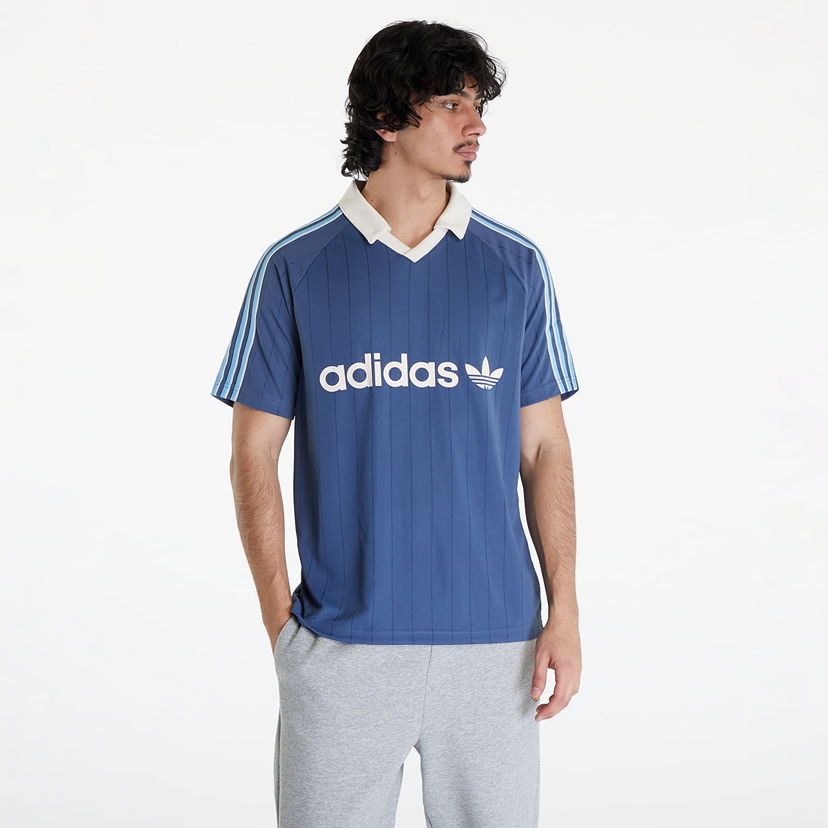 Majica adidas Originals Printstripe Jersey T-Shirt Preloved Ink Modra | IU0199