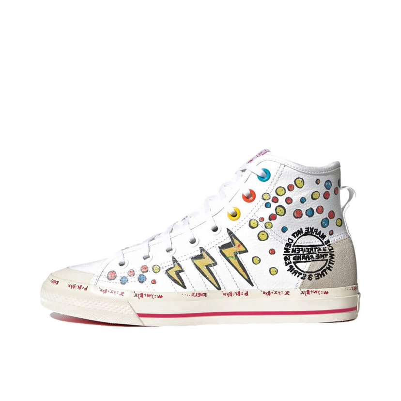 Superge in čevlji adidas Originals Nizza Hi Disney Bela | GZ8838