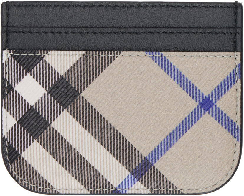 Denarnica Burberry Burberry Check Card Holder Bež | 8092975