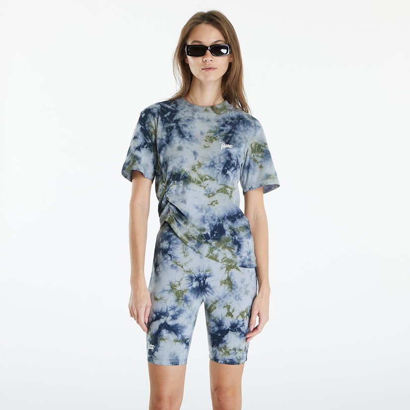 Majica Patta Femme Tie Dye Cropped Ruched T-Shirt Quarry Večbarvna | POC-BF24-1000-290-0003-135