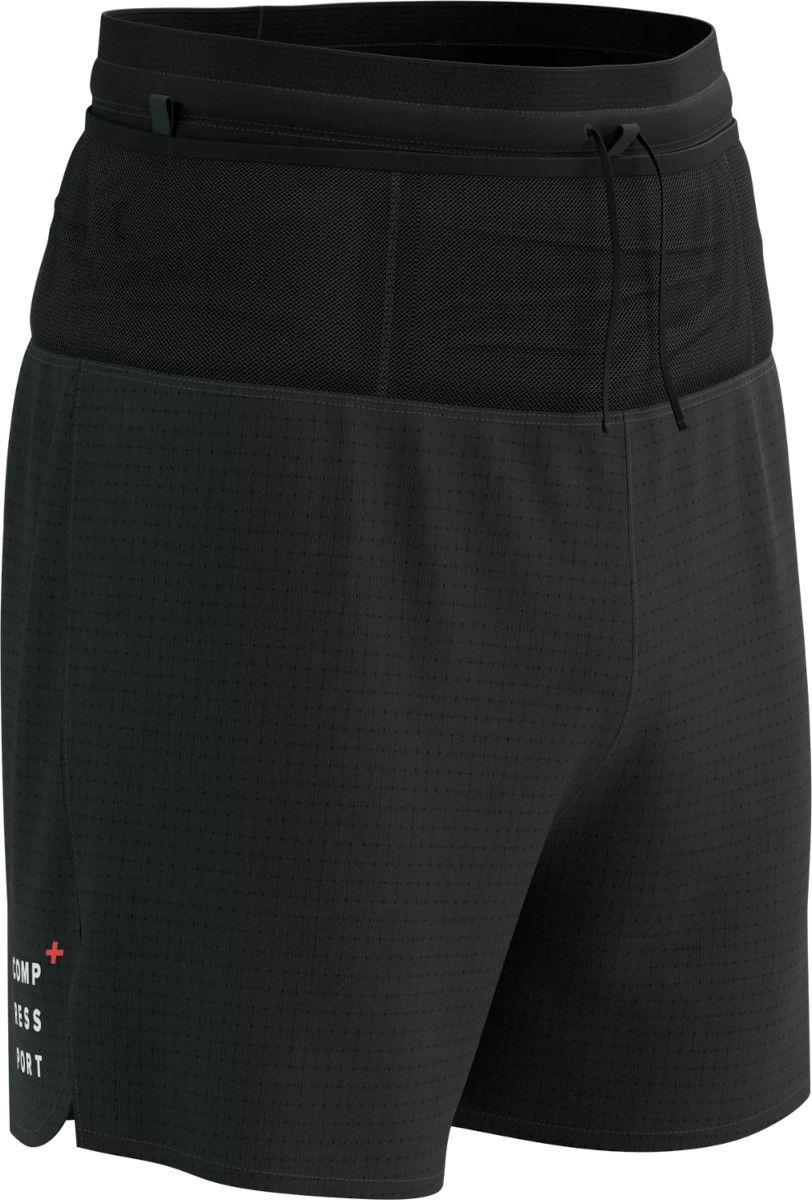 Kratke hlače Compressport Trail Racing Overshort Shorts Črna | ashm3739000