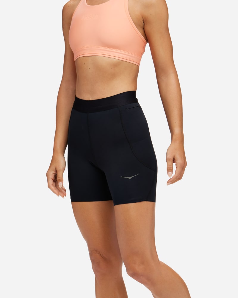 Kratke hlače Hoka One One Novafly 6'' Knit Shorts Črna | 1151088-BLK