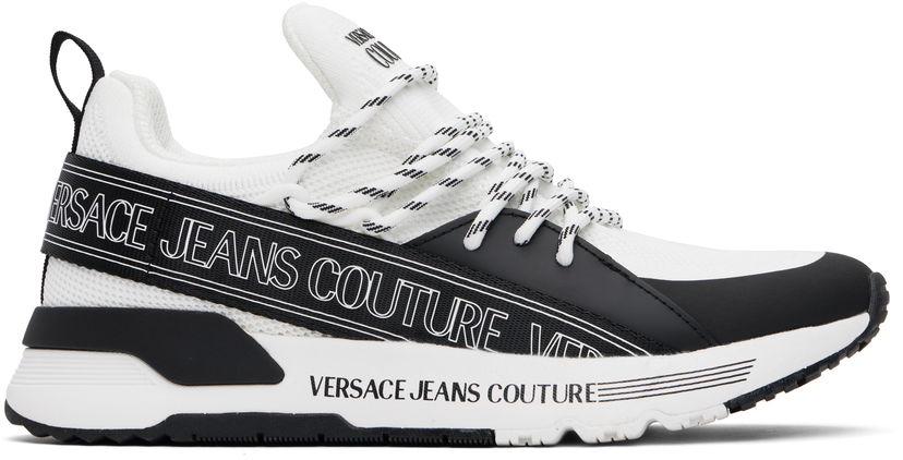 Superge in čevlji Versace Versace Jeans Couture Dynamic Logo Bela | E78YA3SA3_EZSC65