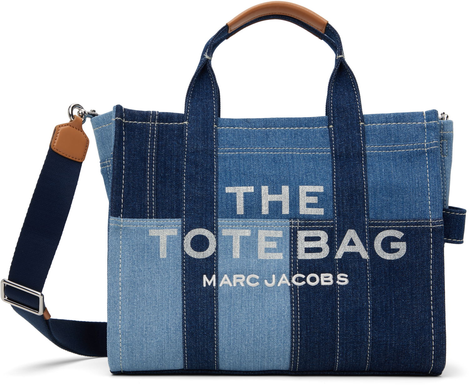 Tote bag Marc Jacobs Marc Jacobs 'The' Denim Tote Bag Modra | H017M06FA21, 0