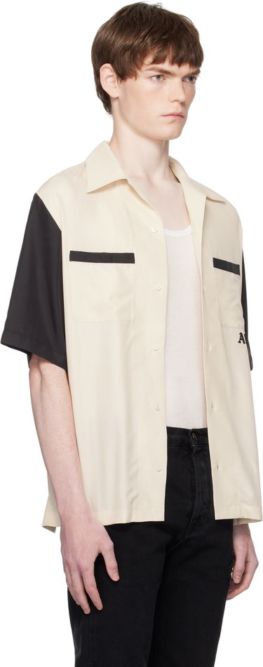 Srajce AMIRI AMIRI 'Try It' Bowling Shirt Bež | AMSTCA1149, 1