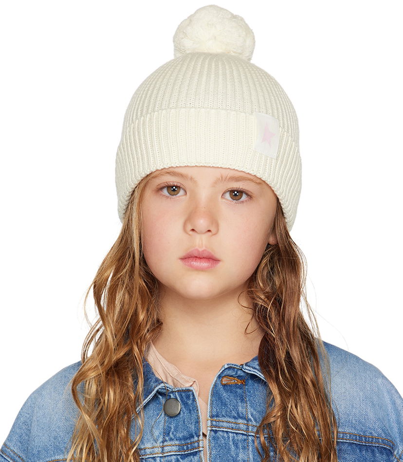 Beanie Golden Goose Golden Goose Kids Pom Pom Beanie Bela | GKP01294.P000936.20103
