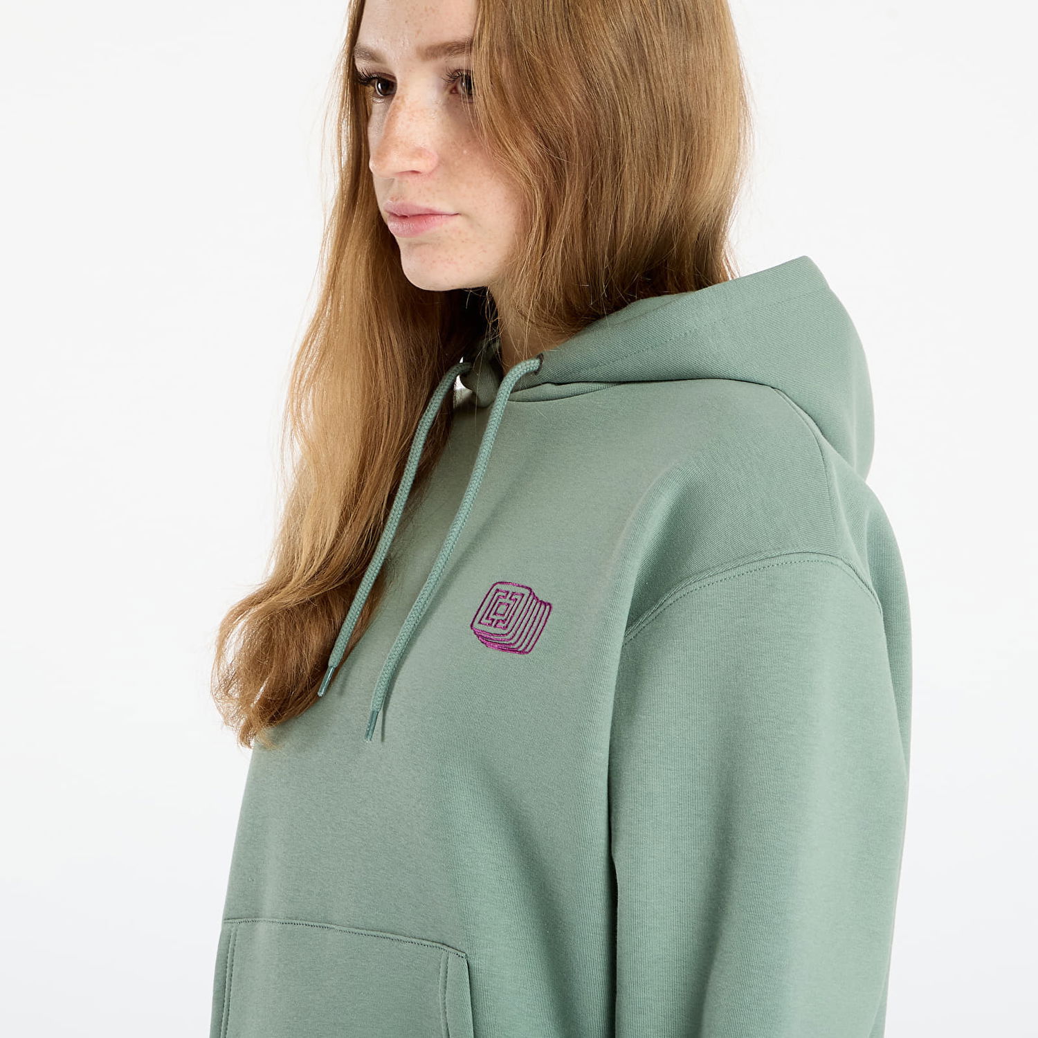 Pulover Horsefeathers Zave Hoodie Zelena | SW952C, 1